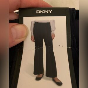 New DKNY Womens Wide Leg Pant Size 14 Color Dark Navy Item 1886391